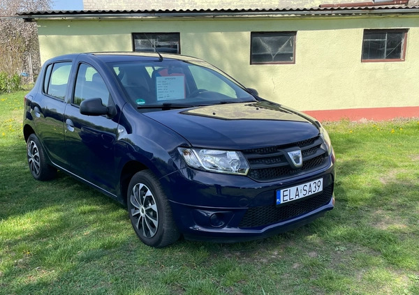 Dacia Sandero cena 20990 przebieg: 100974, rok produkcji 2016 z Łask małe 137